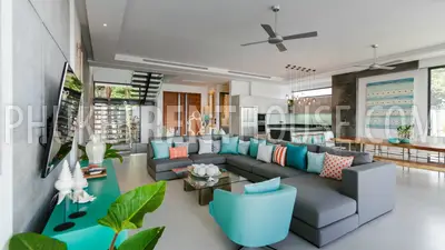 KAT19556: Gorgeous Sea view Five Bedroom Villa at Kata. Photo #32
