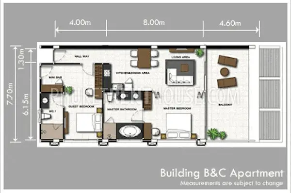 RAW19582: Luxury 2 Bedroom Apartment in Rawai. Photo #25