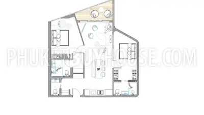 BAN22368: Stylish 2 Bedroom Condominiums with Breathtaking Views and Prime Location in Bang Tao. Photo #3