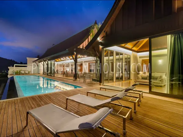 NAT19680: Amazing 5 Bedroom Sea View Villa, Naithon Beach. 照片 #13