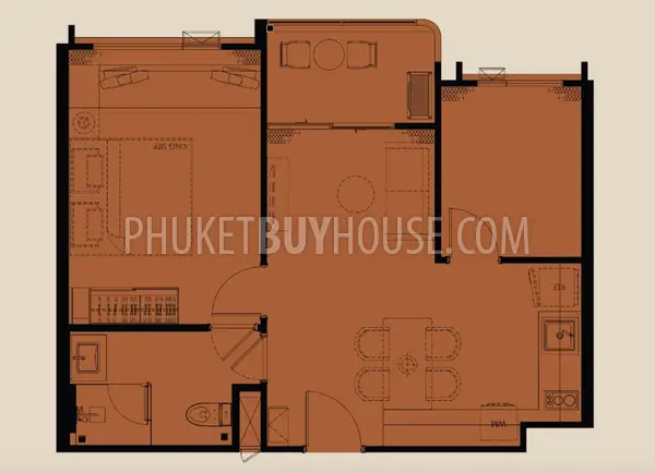 BAN22354: Pet-Friendly 1 Bedroom Plus Apartments Just 500m from Bang Tao Beach. Photo #3