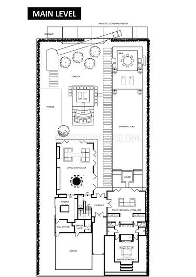 KOH19361: Потрясающая Вилла с 5-ю спальнями в Роял Пхукет Марина. Фото #36