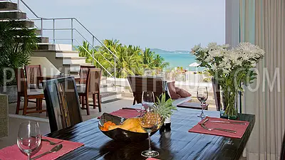 RAW19458: Sea View Duplex 3 Bedroom Apartment with Roof Terrace & Hot Tub  Rawai. Fotoğraf #8