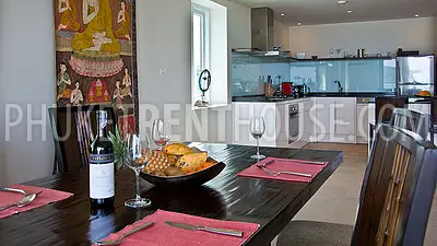 RAW19458: Sea View Duplex 3 Bedroom Apartment with Roof Terrace & Hot Tub  Rawai. Fotoğraf #11