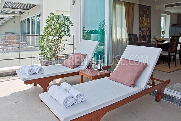RAW19458: Sea View Duplex 3 Bedroom Apartment with Roof Terrace & Hot Tub  Rawai. Photo #20