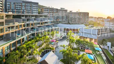 SUR23018: Sea View Condo with Private Balcony Jacuzzi Near Surin Beach