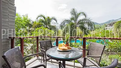 NAT19694: Apartment at gated complex only 50 meters from the Naithon beach, 2BR. Photo #2