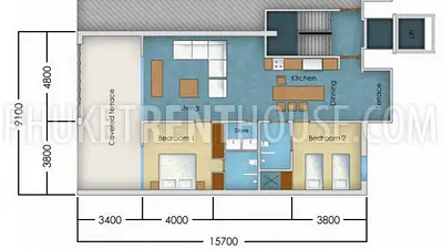 BAN19811: Amazing 2 Bedroom Apartment at Residence. Photo #50