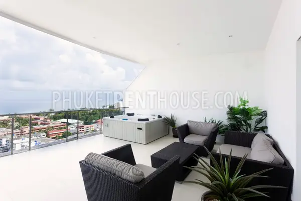 KAR20376: Sea View 4 Bedroom Penthouse in Karon. 照片 #25