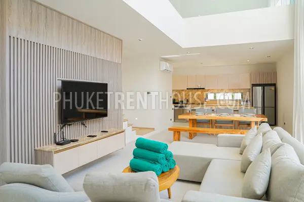 CHE23019: Modern 3-Bedroom Pool Villa with Double-Height Living Area For Rent in Bang Tao. Photo #1