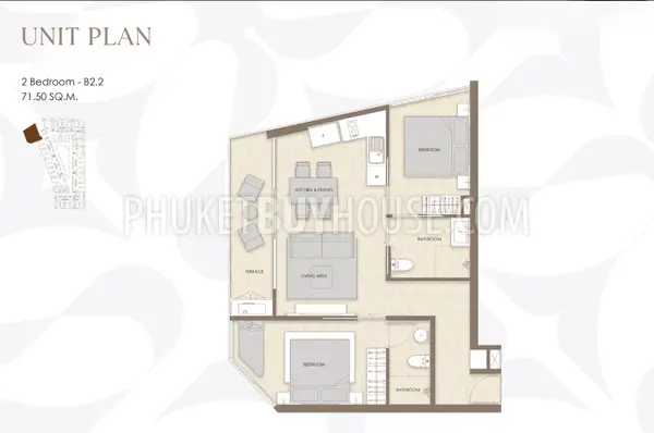 BAN22391: Exclusive Lakefront 2 Bedroom apartment in Phuket’s Premier Destination, Bangtao for Sale. Photo #2