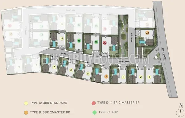 BNJ23044: 3-Bedroom Private Pool Villa in Bang Jo, Phuket. 照片 #2