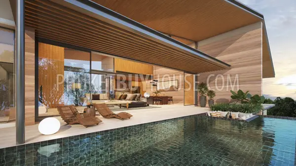 CHE23050: 3+1 Bedroom Lake View Pool Villa in Cherng Talay, Phuket. Fotoğraf #8