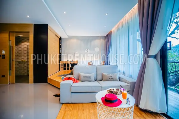 KAM20884: Luxury 1 Bedroom Studio with Bathtub on the Balcony in Kamala Area. Fotoğraf #79