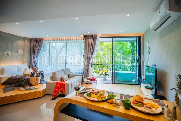 KAM20884: Luxury 1 Bedroom Studio with Bathtub on the Balcony in Kamala Area. Fotoğraf #91