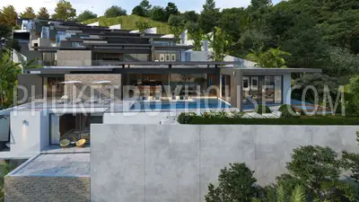 LAY23025: 3+1 Bedroom Sea View Pool Villa in Layan, Phuket. Photo #5