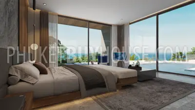 LAY23025: 3+1 Bedroom Sea View Pool Villa in Layan, Phuket. Photo #11