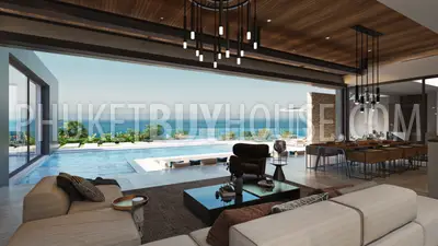LAY23025: 3+1 Bedroom Sea View Pool Villa in Layan, Phuket. Photo #14