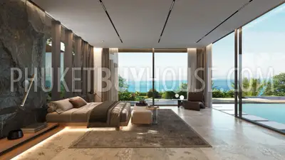 LAY23025: 3+1 Bedroom Sea View Pool Villa in Layan, Phuket. Photo #21