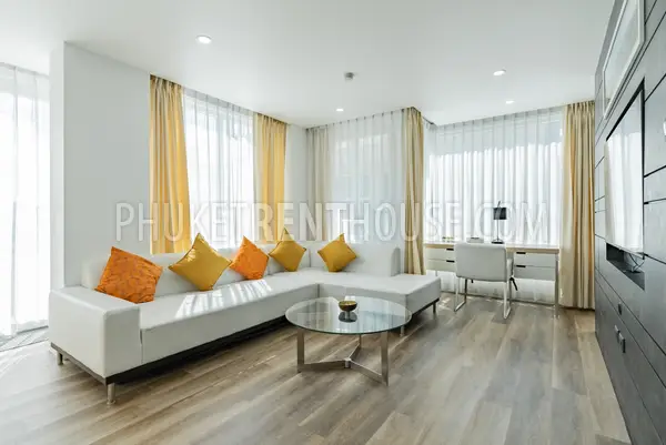PAT23027: Sea View 1-Bedroom Apartment For Rent in Kalim, Phuket. Photo #3