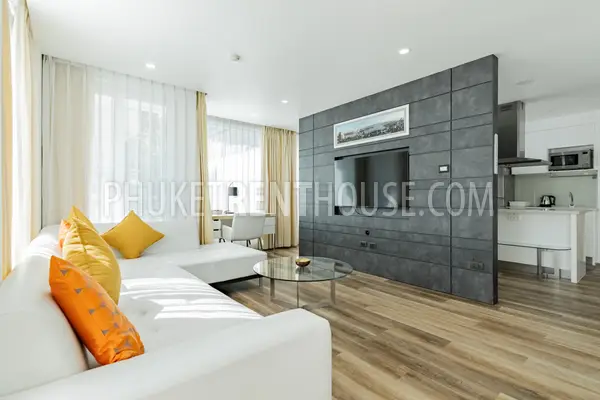 PAT23027: Sea View 1-Bedroom Apartment For Rent in Kalim, Phuket. Photo #1