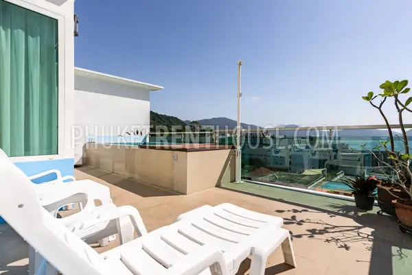 PAT23027: Sea View 1-Bedroom Apartment For Rent in Kalim, Phuket. Photo #25