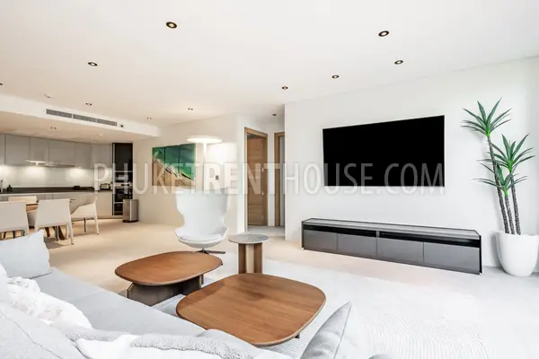 PAT23028: Sea View 2-Bedroom Apartment For Rent Near Paradise Beach and Patong, Phuket. Photo #3