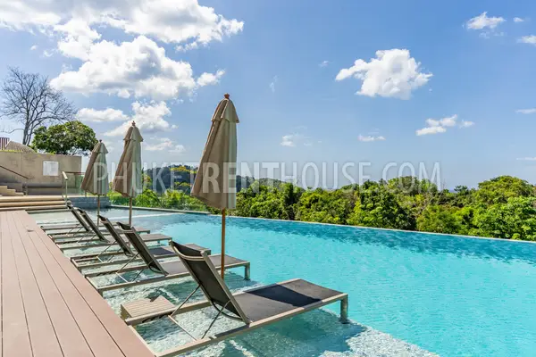 PAT23028: Sea View 2-Bedroom Apartment For Rent Near Paradise Beach and Patong, Phuket. Photo #17