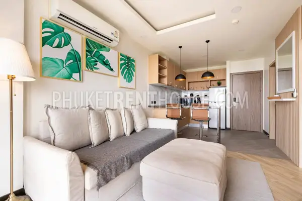 RAW23037: Modern 1-Bedroom Apartment For Rent Near Rawai Beach, Phuket. Photo #3