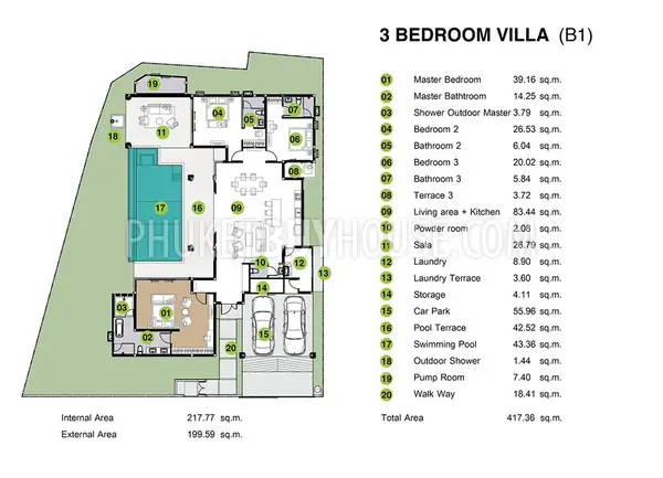 BAN23064: 3-Bedroom Ready-to-Move-In Pool Villa in Bang Tao, Phuket. Photo #3