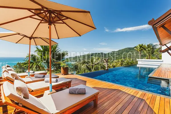 NAT20895: 5 bedroom villa with sea views. Nai Thon beach. 照片 #3