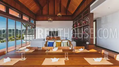 NAT20895: 5 bedroom villa with sea views. Nai Thon beach. Photo #13