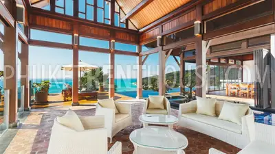 NAT20895: 5 bedroom villa with sea views. Nai Thon beach. Photo #7
