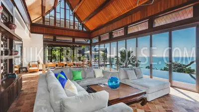 NAT20895: 5 bedroom villa with sea views. Nai Thon beach. Photo #18