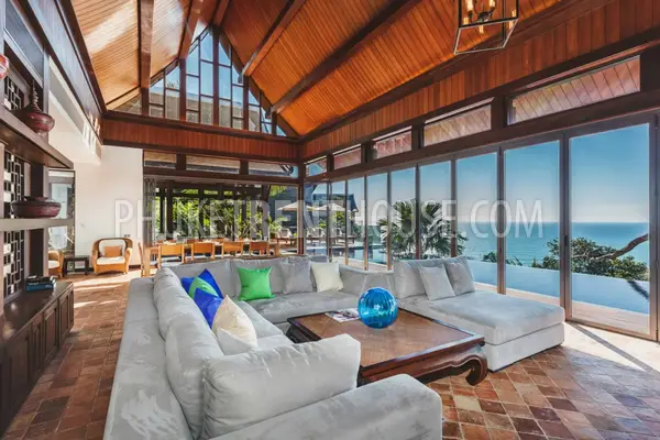 NAT20895: 5 bedroom villa with sea views. Nai Thon beach. 照片 #18