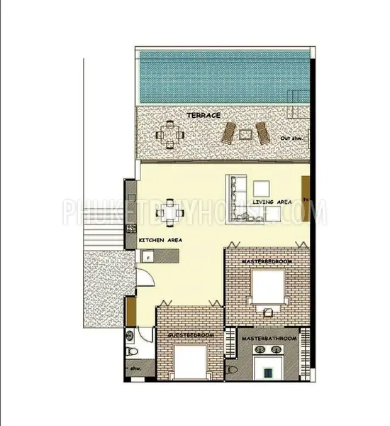 LAY3714: Three bedroom Apartment in a Quiet Location in Layan Beach. Photo #3
