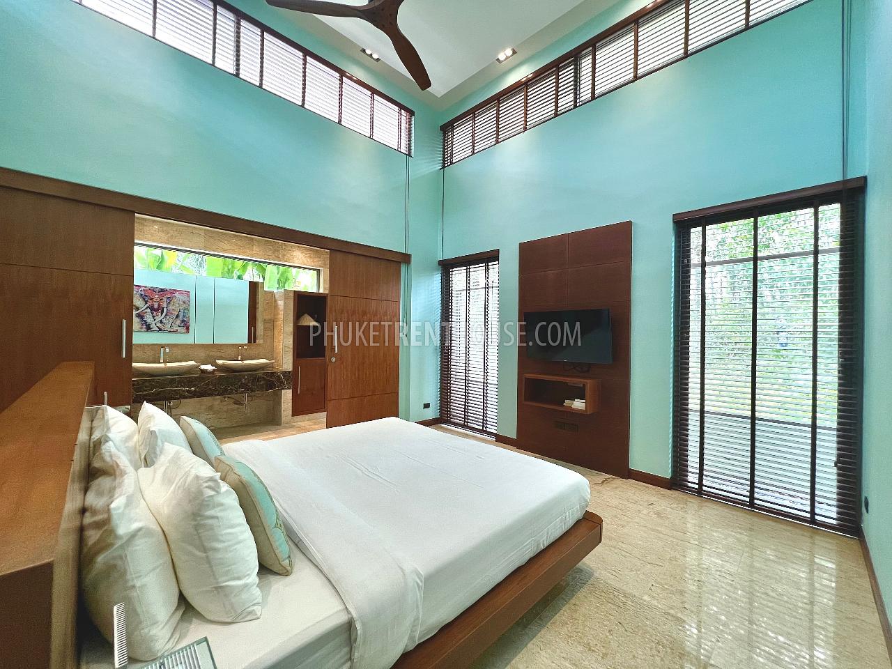 BAN21678: Tropical style villa for rent in Cherngtalay, Bangtao. Photo #9
