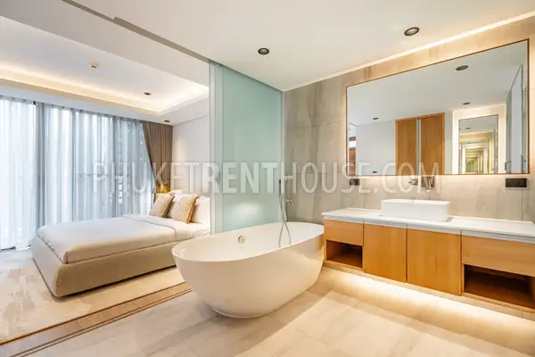 PAT23072: Exclusive 3-Bedroom Sea View Apartment with Large Terrace For Rent in Patong, Phuket. Photo #6