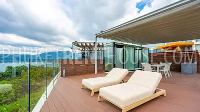 PAT23072: Exclusive 3-Bedroom Sea View Apartment with Large Terrace For Rent in Patong, Phuket. Photo #35