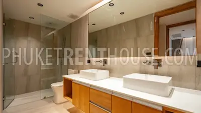PAT23072: Exclusive 3-Bedroom Sea View Apartment with Large Terrace For Rent in Patong, Phuket. Photo #9