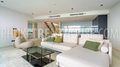 PAT23072: Exclusive 3-Bedroom Sea View Apartment with Large Terrace For Rent in Patong, Phuket. Photo #2