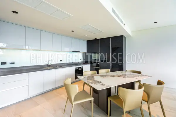 PAT23072: Exclusive 3-Bedroom Sea View Apartment with Large Terrace For Rent in Patong, Phuket. Photo #7