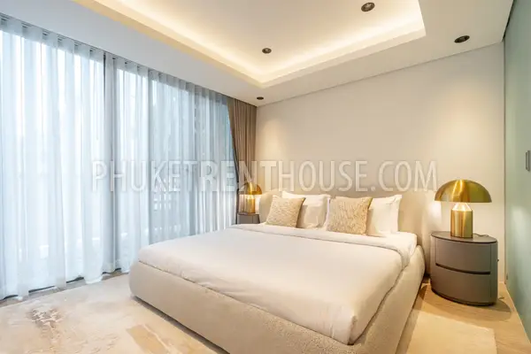 PAT23072: Exclusive 3-Bedroom Sea View Apartment with Large Terrace For Rent in Patong, Phuket. Photo #11