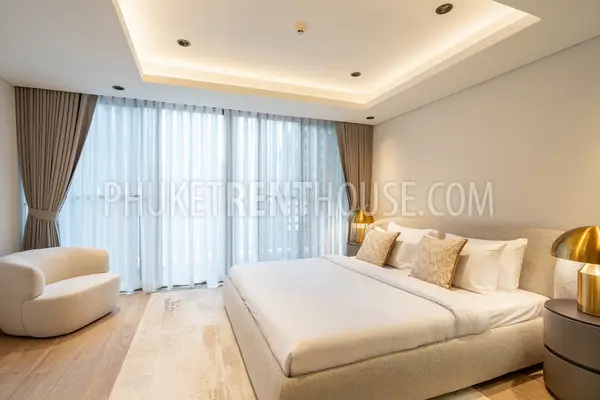 PAT23072: Exclusive 3-Bedroom Sea View Apartment with Large Terrace For Rent in Patong, Phuket. Photo #12