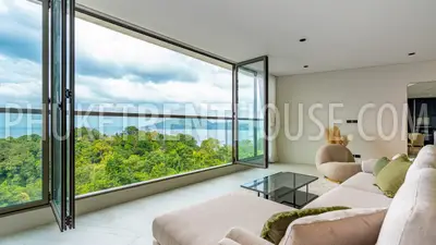 PAT23072: Exclusive 3-Bedroom Sea View Apartment with Large Terrace For Rent in Patong, Phuket. Photo #4