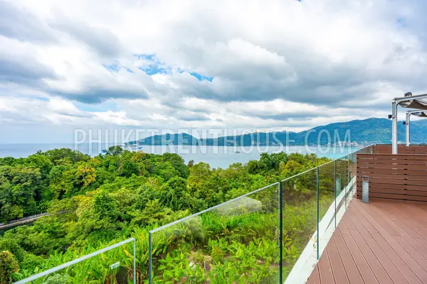 PAT23072: Exclusive 3-Bedroom Sea View Apartment with Large Terrace For Rent in Patong, Phuket. Photo #19