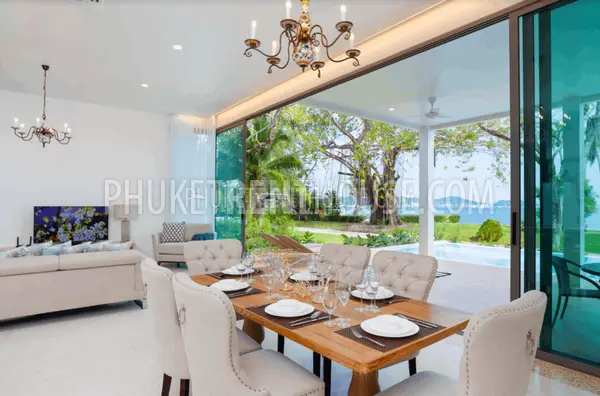 CHA21681: Beach Front Villa For Rent in Chalong Bay. Фото #10
