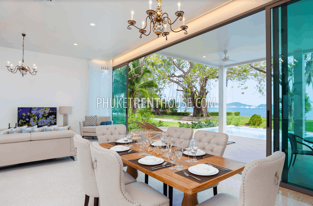 CHA21681: Beach Front Villa For Rent in Chalong Bay. Photo #10