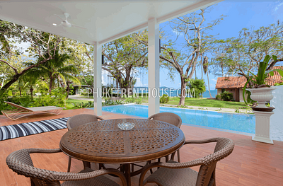 CHA21681: Beach Front Villa For Rent in Chalong Bay. Фото #20