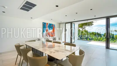 PAT23073: 3-Bedroom Sea View Duplex with Courtyard Garden For Rent in Patong, Phuket